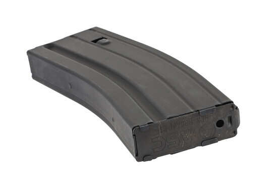 The 6.8 SPC magazine with 25 round capacity features a removable base plate for cleaning